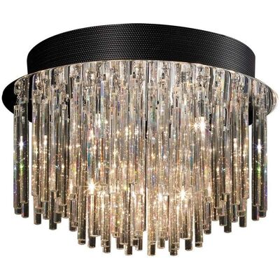 Italux Spillo - Lámpara de Techo de Cristal Cromo 10 Luces Italux Spillo - Lámpara de Techo de Cristal Cromo 10 Luces
