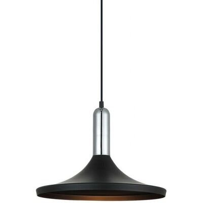 Italux Lusty - Moderno lampadario a sospensione nero 1 luce - Lampada a sospensione Italux Lusty - Moderno lampadario a sospensione nero 1 luce - Lampada a sospensione