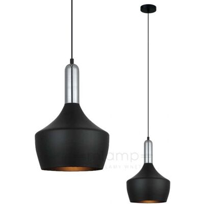 Italux Ophelia - Lampada a Sospensione Moderna Nera 1 Luce - Lampada a Sospensione Italux Ophelia - Lampada a Sospensione Moderna Nera 1 Luce - Lampada a Sospensione