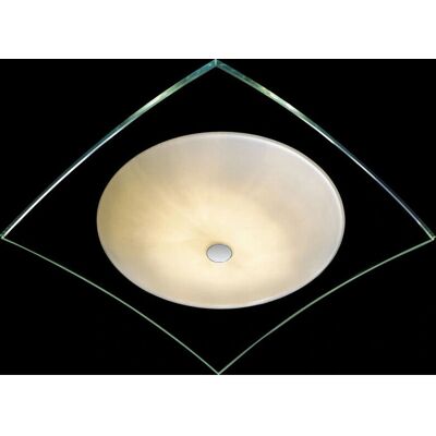 Italux Torino Modern 2 Light Flush Ceiling Light - Ceiling Light Italux Torino Modern 2 Light Flush Ceiling Light - Ceiling Light