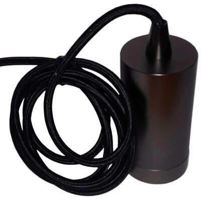 Lámpara Colgante Moderna Italux - Negra, E27, 1 Luz Lámpara Colgante Moderna Italux - Negra, E27, 1 Luz