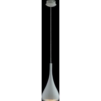 Italux Anon Bianco - Lampada Pendante Moderna, Cromata, E27 Italux Anon Bianco - Lampada Pendante Moderna, Cromata, E27
