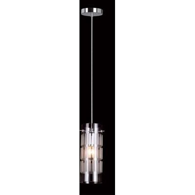 Lámpara Colgante Italux Max - Cromo, E27, 1 Luz Lámpara Colgante Italux Max - Cromo, E27, 1 Luz