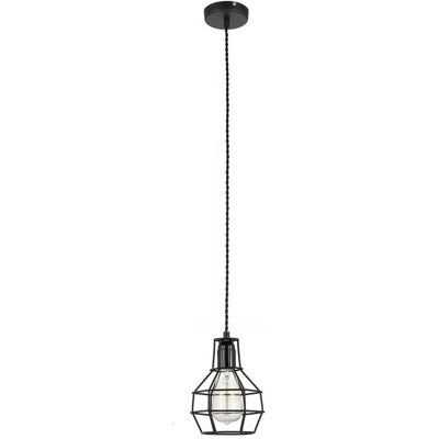 Italux Constantin - Black Metal Pendant Light - Industrial & Retro Italux Constantin - Black Metal Pendant Light - Industrial & Retro