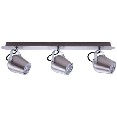 Italux Josie Modern Satin Nickel Spotlights - 3 Light LED Italux Josie Modern Satin Nickel Spotlights - 3 Light LED