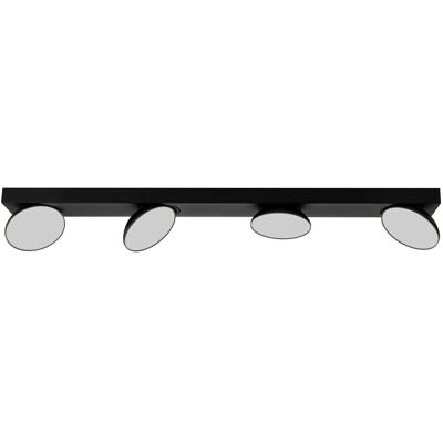 Italux Castelio Foco de Techo - Negro, 4000K, 20W Italux Castelio Foco de Techo - Negro, 4000K, 20W