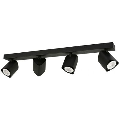 Italux Merusa Ceiling Spotlight Bar - Modern, GU10, Black Italux Merusa Ceiling Spotlight Bar - Modern, GU10, Black