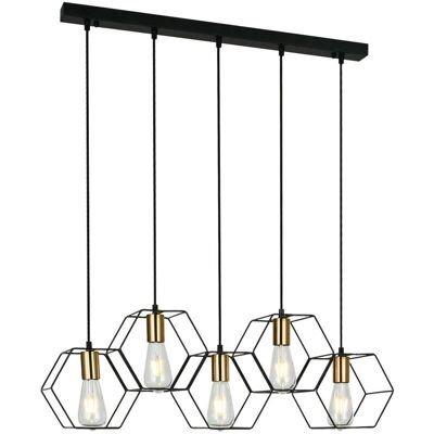 Italux Aina Moderna lámpara colgante de 5 luces - Lámpara de techo Italux Aina Moderna lámpara colgante de 5 luces - Lámpara de techo