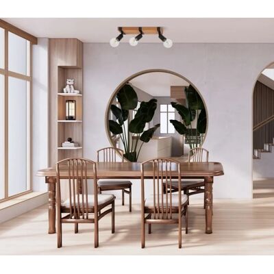 Italux Molini SPL-2079-3 Spot encastré en bois noir - Luminaires plafonds - Publicité Italux Molini SPL-2079-3 Spot encastré en bois noir - Luminaires plafonds - Publicité