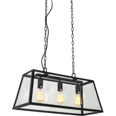 Italux Laverno - Industrial Retro 3-Light Pendant - E27 Italux Laverno - Industrial Retro 3-Light Pendant - E27
