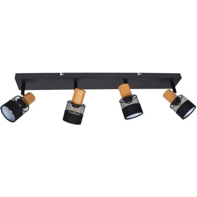 Italux Coletta SPL-90110-4 Spot - 4xE14, Black, Wood Italux Coletta SPL-90110-4 Spot - 4xE14, Black, Wood