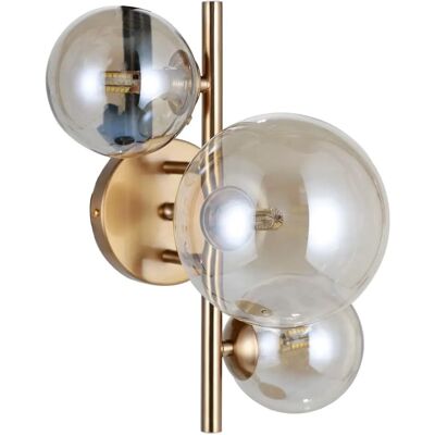 Italux Canello Wall Lamp - Honey Brass - G9 - 3 Lights Italux Canello Wall Lamp - Honey Brass - G9 - 3 Lights