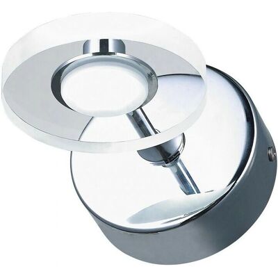 Italux Harmony - Applique LED Chrome Bianco Caldo 3000K Italux Harmony - Applique LED Chrome Bianco Caldo 3000K