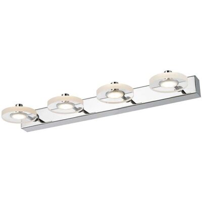 Italux Harmony Modern LED Wall Lamp Chrome - Warm White 3000K Italux Harmony Modern LED Wall Lamp Chrome - Warm White 3000K