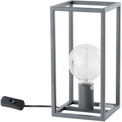 Italux Sigalo - Przemysłowa i retro lampa stołowa Szara - Lampa stołowa Italux Sigalo - Przemysłowa i retro lampa stołowa Szara - Lampa stołowa