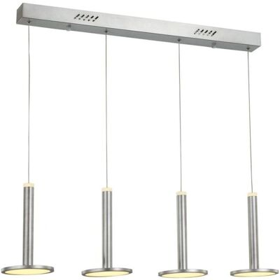 Lampada a sospensione LED Nichel Satinato Oliver - Italux Lampada a sospensione LED Nichel Satinato Oliver - Italux