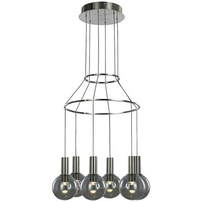 Italux Aria - Lámpara Colgante Moderna Cromo - 1260lm Italux Aria - Lámpara Colgante Moderna Cromo - 1260lm