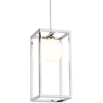 Italux Daisy - Lámpara colgante industrial y retro cromo - 1 luz Italux Daisy - Lámpara colgante industrial y retro cromo - 1 luz