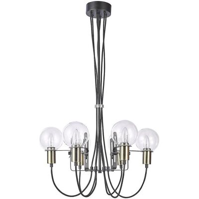 Italux Gianni - Modern Hanging Pendant Antique Bronze, Black - Pendant Light Italux Gianni - Modern Hanging Pendant Antique Bronze, Black - Pendant Light