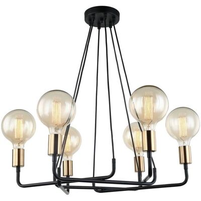 Pendenti Moderni Betty di Italux - 6 Luci E27 Pendenti Moderni Betty di Italux - 6 Luci E27