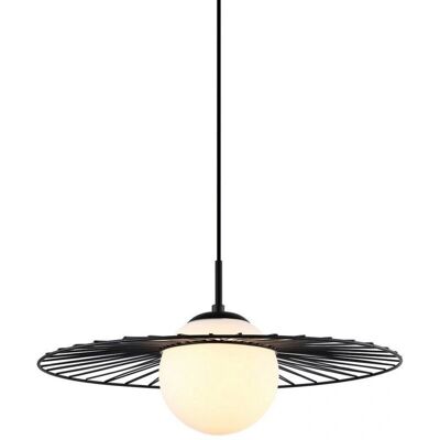 Italux Sally - Lámpara colgante moderna negra con pantalla Italux Sally - Lámpara colgante moderna negra con pantalla