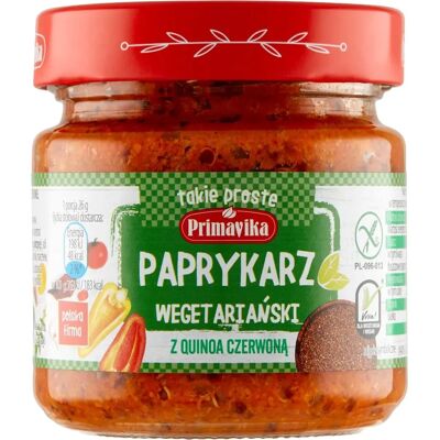 PRIMAVIKA Vegetarische Paprika mit rotem Quinoa - Gemüse PRIMAVIKA Vegetarische Paprika mit rotem Quinoa - Gemüse