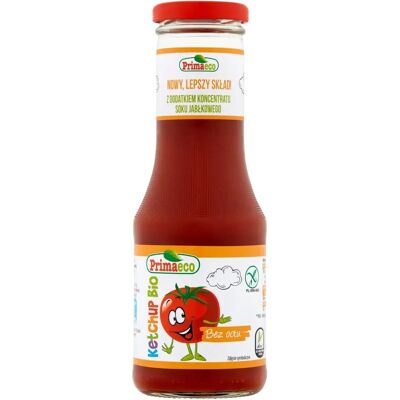 Ekologiczny ketchup pomidorowo-jabłkowy dla dzieci 315g - PRIMAECO Ekologiczny ketchup pomidorowo-jabłkowy dla dzieci 315g - PRIMAECO