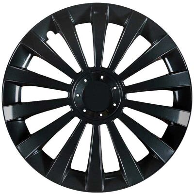 Vivol VIVOL Juego de tapacubos Meridan - 15 pulgadas - Negro Vivol VIVOL Juego de tapacubos Meridan - 15 pulgadas - Negro