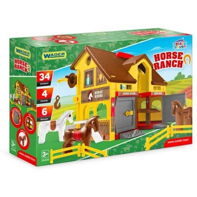 Wader Wader Play House Stables - Juego de conjunto Wader Wader Play House Stables - Juego de conjunto
