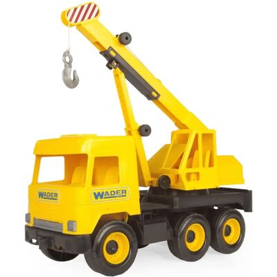 Wader Gelber 38cm Mittlere LKW-Kran - Spielzeugauto Wader Gelber 38cm Mittlere LKW-Kran - Spielzeugauto