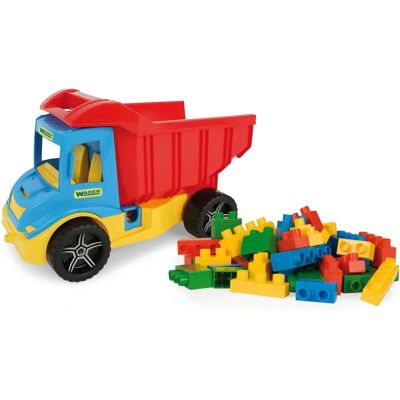 Wader Multi Dömpfer mit Kockával - Spielzeugauto Wader Multi Dömpfer mit Kockával - Spielzeugauto