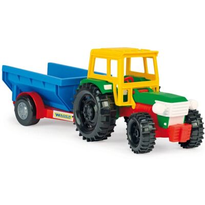 Wader Traktor mit Anhänger - Spielzeugfahrzeug für Kinder Wader Traktor mit Anhänger - Spielzeugfahrzeug für Kinder