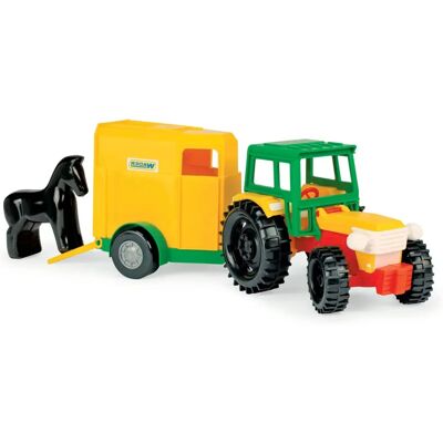 Tracteur Wader avec Remorque pour Chevaux - Set Jouet - Publicité Tracteur Wader avec Remorque pour Chevaux - Set Jouet - Publicité