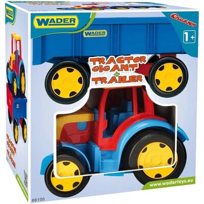 Markenloser Gigant Traktor mit Anhänger - Spielzeugauto Markenloser Gigant Traktor mit Anhänger - Spielzeugauto