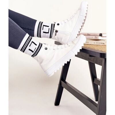Big Star - INT1459A - Biały - 37 EU - Buty Big Star - INT1459A - Biały - 37 EU - Buty