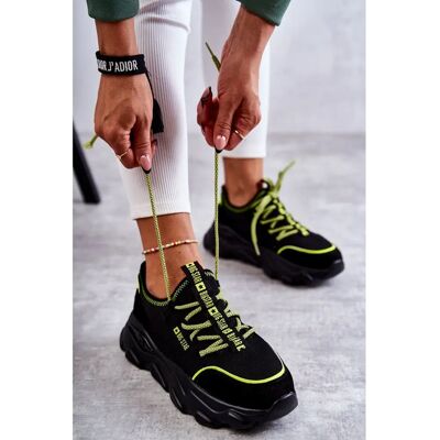 Big Star - KK274028 - Czarny - 38 - Sneakers Big Star - KK274028 - Czarny - 38 - Sneakers