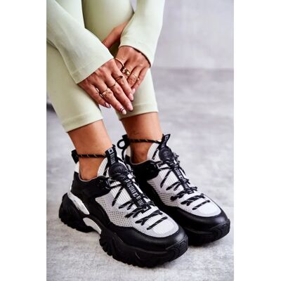 Big Star Shoes - KK274053 - Czarny-Giery - 38 - Buty Big Star Shoes - KK274053 - Czarny-Giery - 38 - Buty