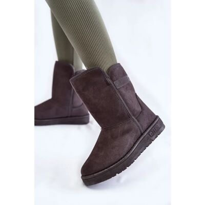 Big Star Shoes - i521_22286 - Ciemnoczerwony - Buty zimowe Big Star Shoes - i521_22286 - Ciemnoczerwony - Buty zimowe