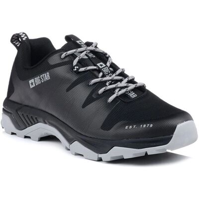Big Star KK174087 Męskie Czarne Buty - Całoroczne Obuwie Sportowe Big Star KK174087 Męskie Czarne Buty - Całoroczne Obuwie Sportowe