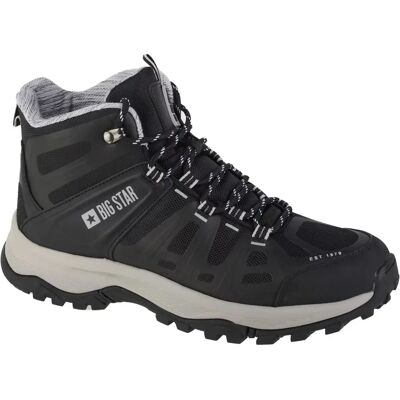Big Star KK174097 Męskie szare buty trekkingowe - Buty Big Star KK174097 Męskie szare buty trekkingowe - Buty