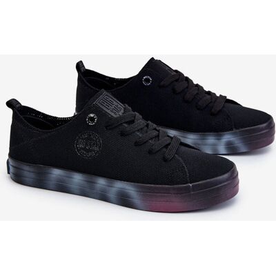 Big Star - LL274239 - Czarne - Kolorowa platforma - Buty Big Star - LL274239 - Czarne - Kolorowa platforma - Buty