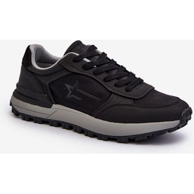 Big Star Shoes - Memory Foam System - Czarny - 44 - Sneakers Big Star Shoes - Memory Foam System - Czarny - 44 - Sneakers