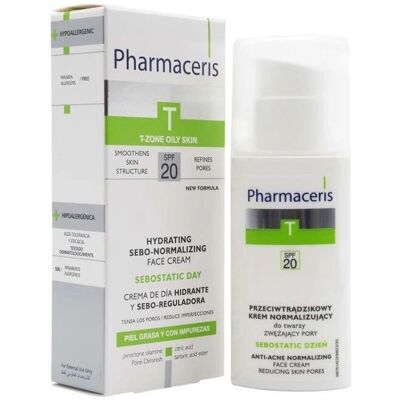Pharmaceris T Sebostatic Dag 50ml - Akne ansiktskrem Pharmaceris T Sebostatic Dag 50ml - Akne ansiktskrem