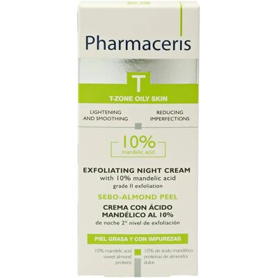 Pharmaceris T Sebo-Almond Peel 10% Nattkrem - Nattkrem Pharmaceris T Sebo-Almond Peel 10% Nattkrem - Nattkrem