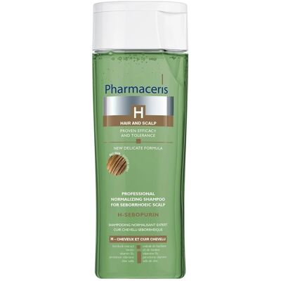 Pharmaceris - H-Sebopurin 250ml Hvid Shampoo til Fedtet Hår - Shampoo Pharmaceris - H-Sebopurin 250ml Hvid Shampoo til Fedtet Hår - Shampoo