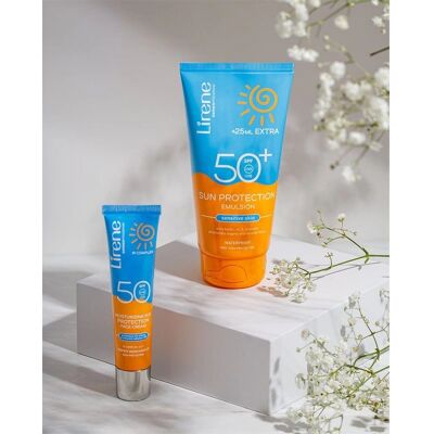 Lirene Sun care SPF 50 Crema giorno idratante e protettiva - Viso Lirene Sun care SPF 50 Crema giorno idratante e protettiva - Viso