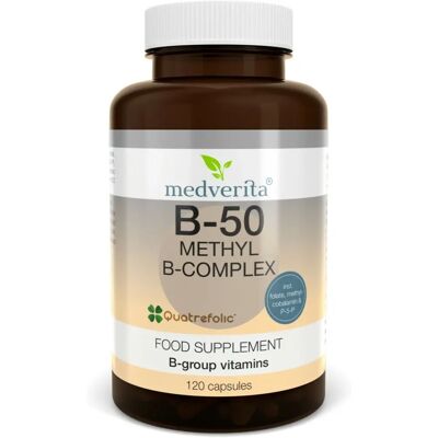 Medverita B-50 Kompleks - Suplement wspomagający metabolizm Medverita B-50 Kompleks - Suplement wspomagający metabolizm