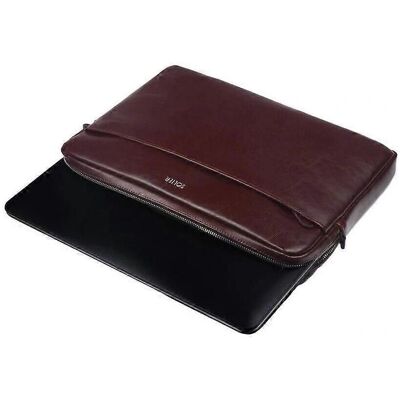 Solier Bordo Skórzana Torba na Laptopa 15 cali - Torba na laptop Solier Bordo Skórzana Torba na Laptopa 15 cali - Torba na laptop