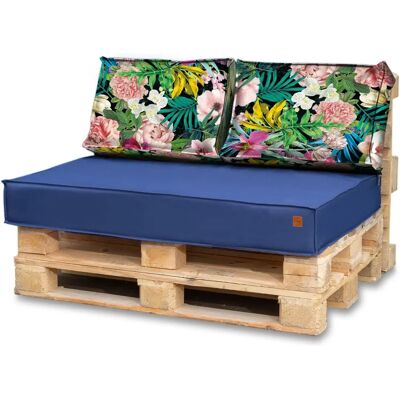 Zestaw poduch ogrodowych BLOMSTER - Wodoodporne Poduszki na Meble na Paletę Euro Zestaw poduch ogrodowych BLOMSTER - Wodoodporne Poduszki na Meble na Paletę Euro