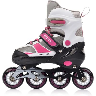 Meteor Rox L 38-41 Rosa/Cinza - Patins Meteor Rox L 38-41 Rosa/Cinza - Patins